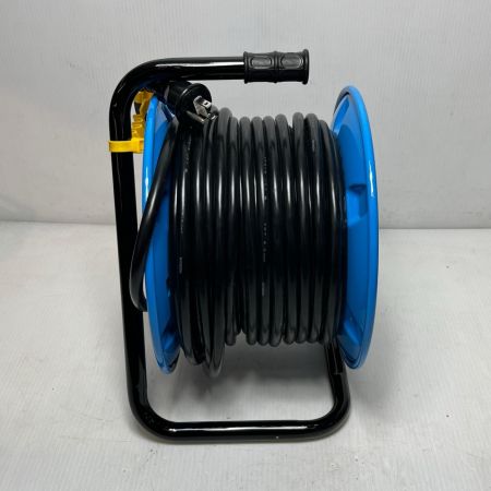 NICHIDO コードリール 30m 屋外用 NPW-E33 ブルー