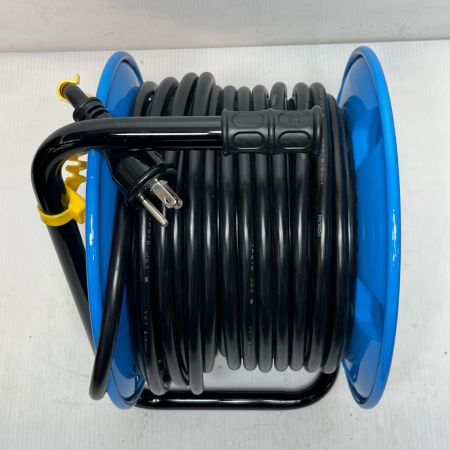 NICHIDO コードリール 30m 屋外用 NPW-E33 ブルー