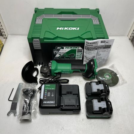 HiKOKI ハイコーキ ディスクグラインダー 充電器・充電池2個・ケース付 G3613DC グリーン