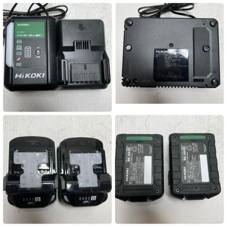 HiKOKI ハイコーキ ディスクグラインダー 充電器・充電池2個・ケース付 G3613DC グリーン