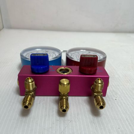 イチネンTASCO ゲージマニホールドキット  ホース・ケース付 TA122SV-2