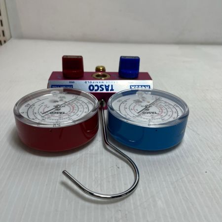 イチネンTASCO ゲージマニホールドキット  ホース・ケース付 TA122SV-2