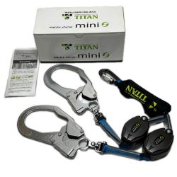 TITAN ランヤード 未使用品(S) 巻取式ダブルランヤード HL-HW-130 Sランク