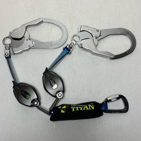TITAN ランヤード 未使用品(S) 巻取式ダブルランヤード HL-HW-130