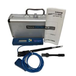 イチネンTASCO 接触型デジタル温度計 アタッチメント・ケース付 TA410-110 ネイビー Aランク