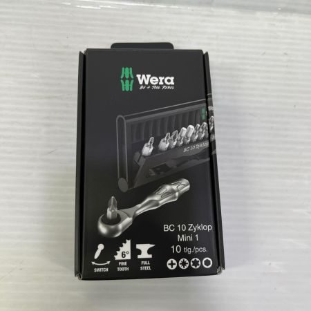 Wera ラチェットハンドルセット ビットチェックセット BC 10 Zyklop Mini1