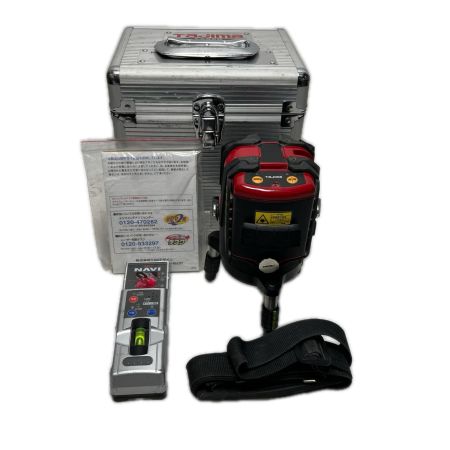 TAJIMA タジマ  レーザー墨出し器   受光器・ケース付 ペイント痕有 AXT-KY ブラック×レッド