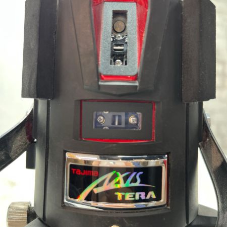 TAJIMA タジマ  レーザー墨出し器   受光器・ケース付 ペイント痕有 AXT-KY ブラック×レッド