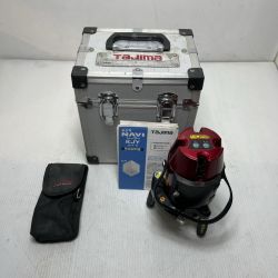 TAJIMA タジマ レーザー墨出し器 ケース付 ペイント痕有 ZERON-NJY レッド×ブラック Cランク