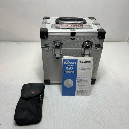 TAJIMA タジマ レーザー墨出し器 ケース付 ペイント痕有 ZERON-NJY レッド×ブラック