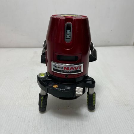 TAJIMA タジマ レーザー墨出し器 ケース付 ペイント痕有 ZERON-NJY レッド×ブラック