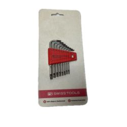 SWISS TOOLS  ヘクスローブレンチセット 未使用品(S) 8本組 410H6-25CN Sランク