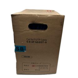 日本製線株式会社  LANケーブル  未使用品(S) 0.5-4P Cat 5e UTP cable スカイブルー Sランク