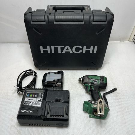 HITACHI 日立 インパクトドライバ 充電器・充電池1個・ケース付 WH14DDL2