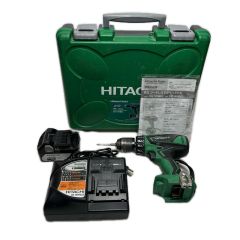 HITACHI 日立 ドライバドリル 充電器・充電池1個・ケース付 DV18DBEL グリーン Cランク