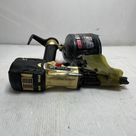 HITACHI 日立 エア釘打ち  ケース付 高圧 90mm  NV90HMC ゴールド