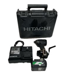 HiKOKI ハイコーキ インパクトドライバ 充電器・充電池1個・ケース付 ケースの留め具破損あり。 WH36DA Cランク