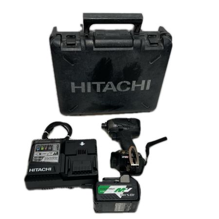HiKOKI ハイコーキ インパクトドライバ 充電器・充電池1個・ケース付 ケースの留め具破損あり。 WH36DA