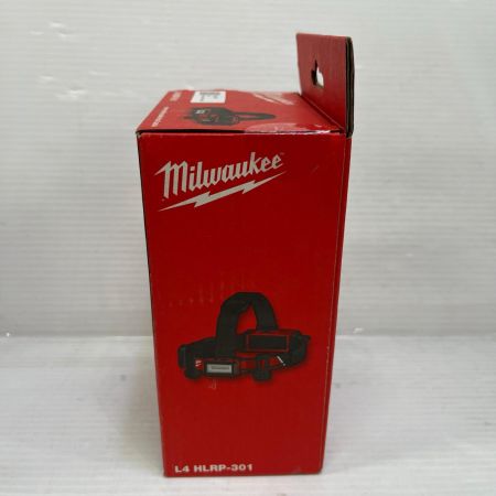 Milwaukee 充電式ヘルメットライト 未使用品(S) L4HLRP-301 レッド