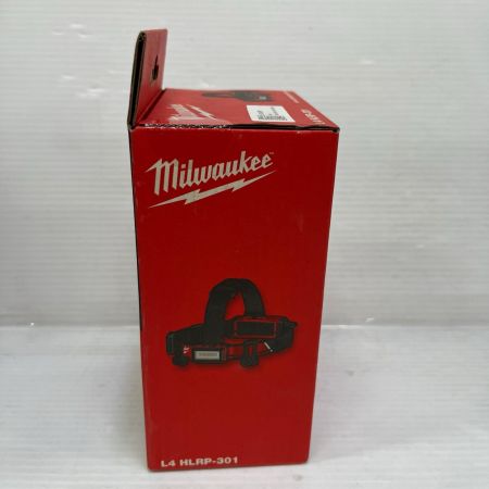 Milwaukee 充電式ヘルメットライト 未使用品(S) L4HLRP-301 レッド