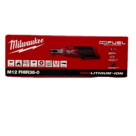 Milwaukee ハイスピードラチェットレンチ 未使用品(S)  M12FHIR38-0 レッド