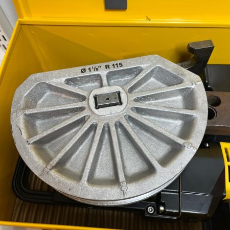 イチネンTASCO 電動式直管ベンダー シュー3個(R115/R101/R98)・ガイド3個・ガイド固定バー・ケース付 TA515EK-N イエロー