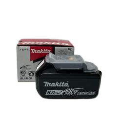 MAKITA マキタ バッテリー  未使用品(S) 18v 6.0Ah 急速充電対応 BL1860B ブラック Sランク