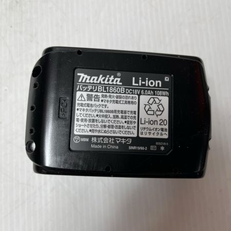 MAKITA マキタ バッテリー  未使用品(S) 18v 6.0Ah 急速充電対応 BL1860B ブラック