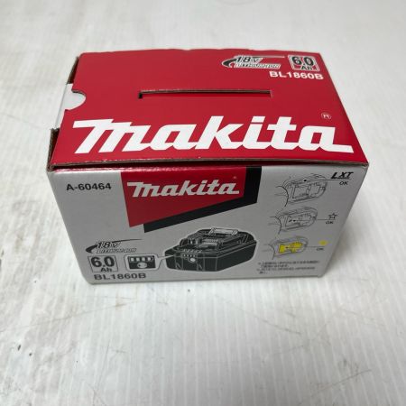 MAKITA マキタ バッテリー  未使用品(S) 18v 6.0Ah 急速充電対応 BL1860B ブラック