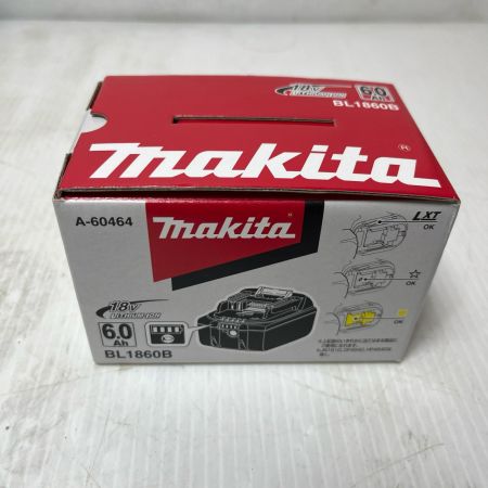 MAKITA マキタ バッテリー  未使用品(S) 18v 6.0Ah 急速充電対応 BL1860B ブラック