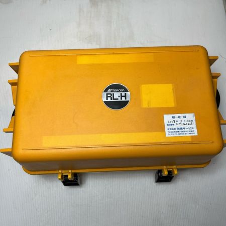 TOPCON ローティングレーザー 受光器・ケース付  RL-H イエロー