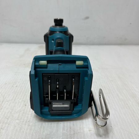 MAKITA マキタ インパクトドライバ 未使用品(S) 充電器・充電池2個・ケース付 TD003GRAX ブルー