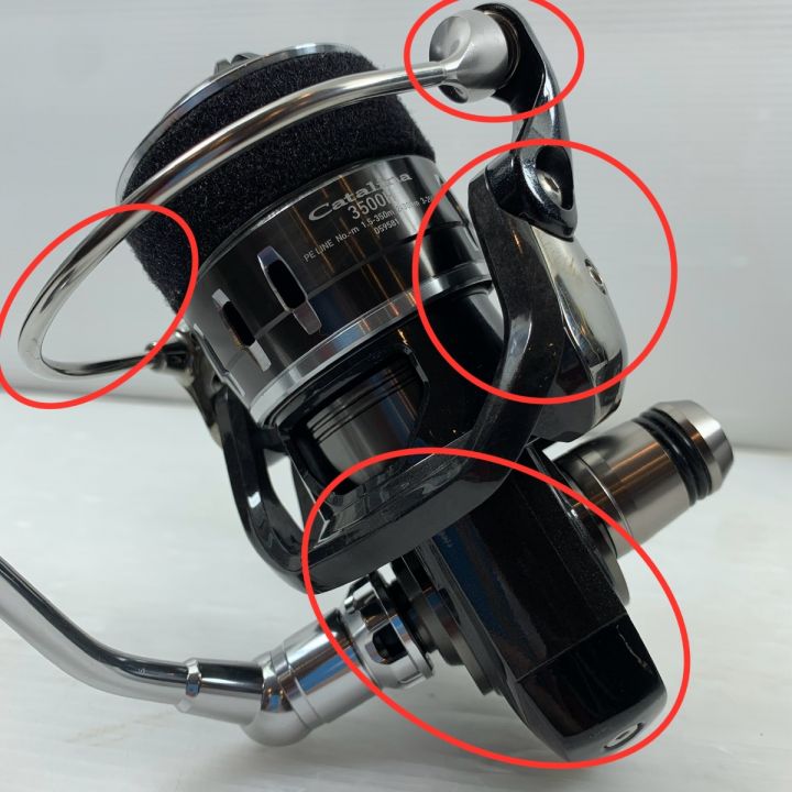 リール スピニングリール 16キャタリナ 3500H ラインストッパー付 ダイワ DAIWA 00059581 釣り用品 リール  スピニングリール｜中古｜なんでもリサイクルビッグバン