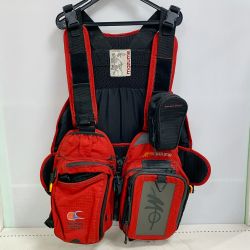 ★★ mazume マズメ フローティングベスト Red-Moon 使用感あり レッド Aランク