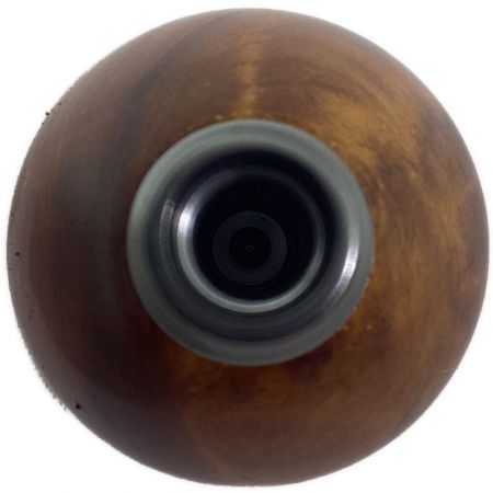   釣り用品 釣り小物 カスタムパーツ 程度A W.L ウォーターランド ハンドルノブ ウッドノブ ラウンド型