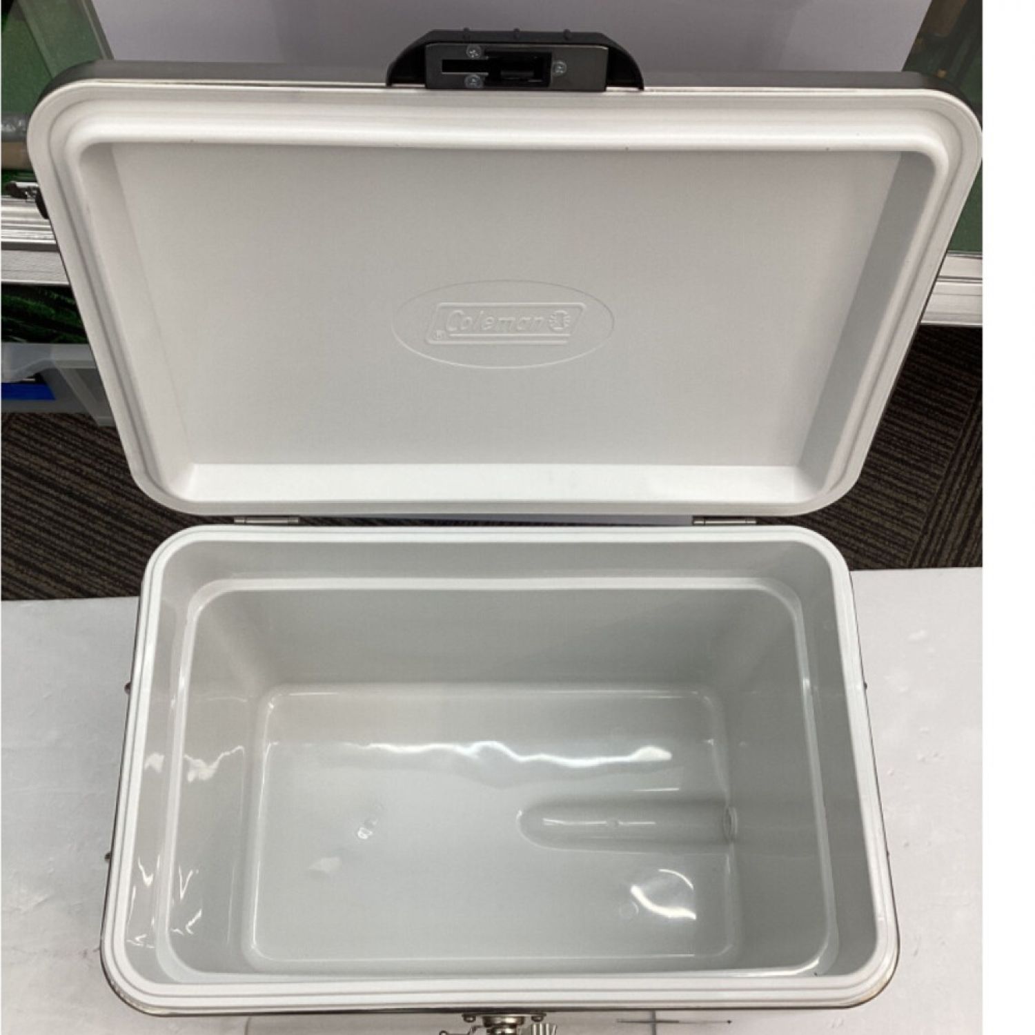 中古】 Coleman コールマン 54QT スチールベルトクーラー 51L