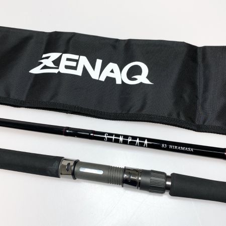  ZENAQ SINPAA 83HIRAMASA ルアーロッド 程度A 袋付