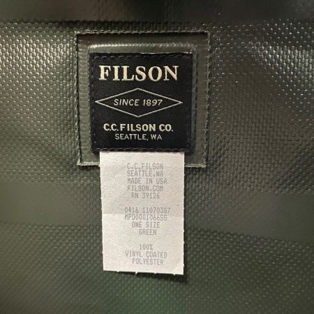  FILSON フィルソン  ウォータープルーフリュック  　バッグ　防水　