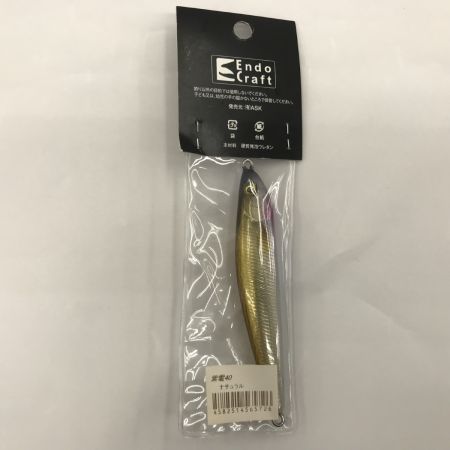 Endo Craft エンドウクラフト ジグミノー 紫電40 ナチュラル 紫電 未使用品