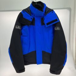 §§ EVER GREEN エバーグリーン フィッシングウェア ダウン 上下 size L ブルー×ブラック Bランク