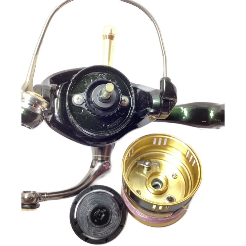 中古】 SHIMANO シマノ 18カーディフCI4+ 1000S 夢屋スタンド付 純正欠