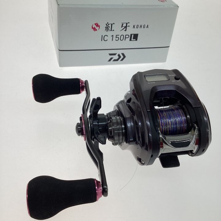 21紅牙150PL DAIWA ダイワ 21紅牙IC150PL 両軸リール 00631012｜中古
