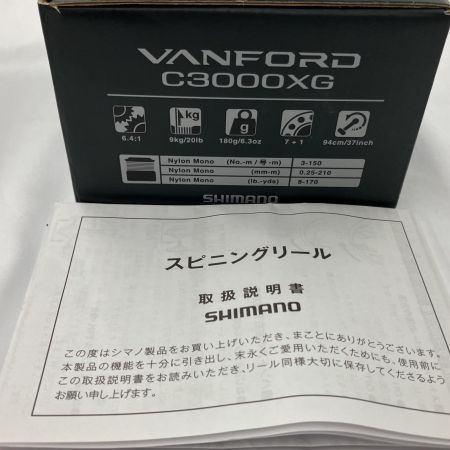  SHIMANO シマノ スピニングリール 20 ヴァンフォードC3000XG 04209