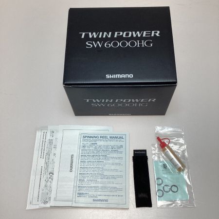  SHIMANO シマノ 釣り用品 リール スピニングリール 21ツインパワーSW 6000HG 04225