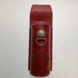 §§ samurai craft サムライクラフト 熊撃退スプレーホルダー レザー バーガンディ Cランク