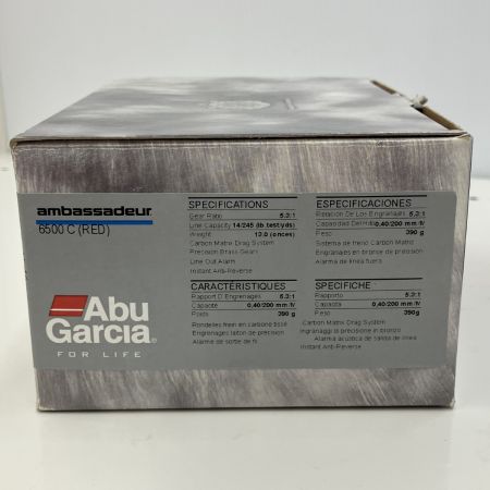 σσ Abu Garcia アブガルシア  Abu Garcia アンバサダー6500C レッド 00D11SE　箱有り