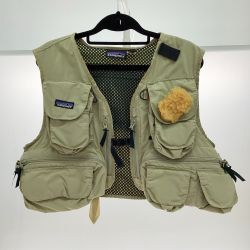 §§ Patagonia パタゴニア フィッシングベスト SIZE S カーキ Cランク