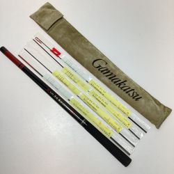 §§ gamakatu ガマカツ がま渓流 源流 翠山 超硬 360 渓流竿 #1#2#3パーツ付き 21260 Aランク