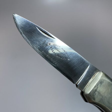  G.SAKAI フォールディングナイフ ドロップハンター スタッグハンドル ナイフ 程度B