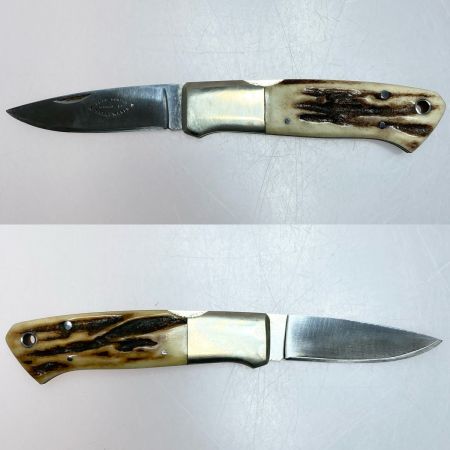  G.SAKAI フォールディングナイフ ドロップハンター スタッグハンドル ナイフ 程度B